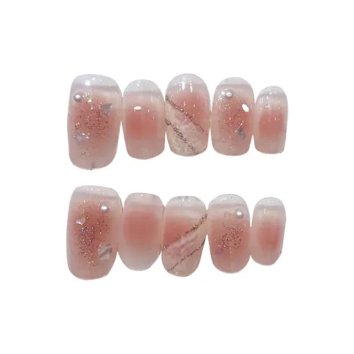 MONLEYTA 062 Русалка's Tear Nail Art Средняя ЛАДЬЯ РУСАЛКИ Розовый Румяна Стойкий