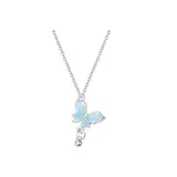 Сон бабочки Мимолетная жизнь Ожерелье (Синий)