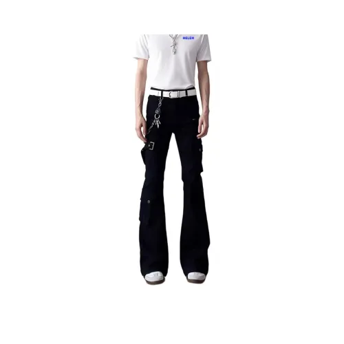 HELEH Черные Унисекс Джинсы