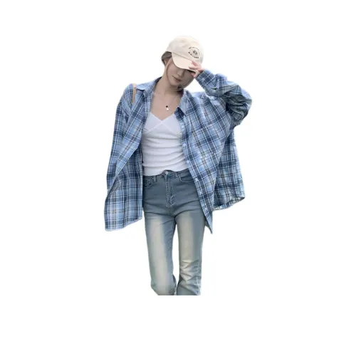 RDRE Синий Унисекс Рубашки