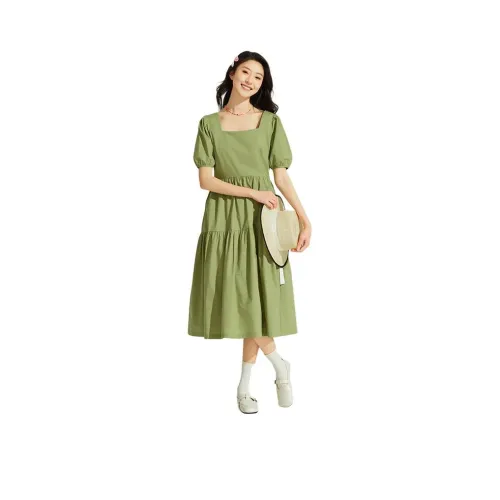 Hotwind Короткий рукав Платье Женское