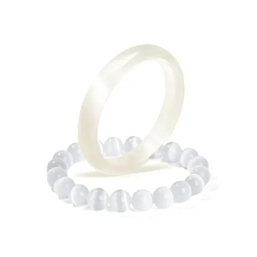 LIUJIN Стекло Кошачий глаз Браслеты Унисекс