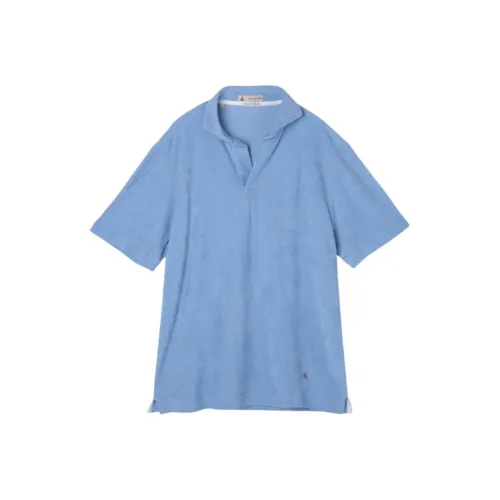 GUY ROVER Light Blue Men's Polo