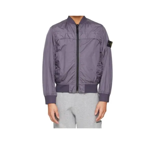 STONE ISLAND Фиолетовая школьная куртка