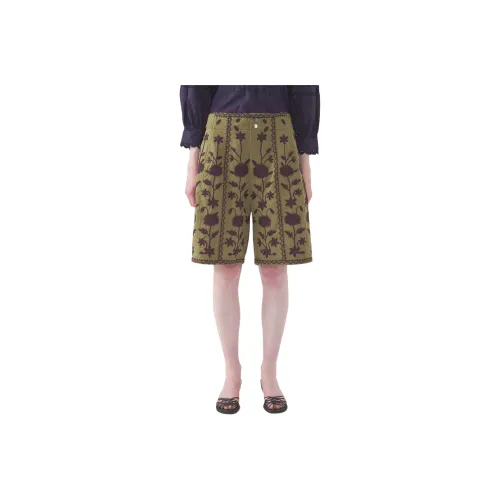 ANTIK BATIK Хаки Женские Повседневные шорты