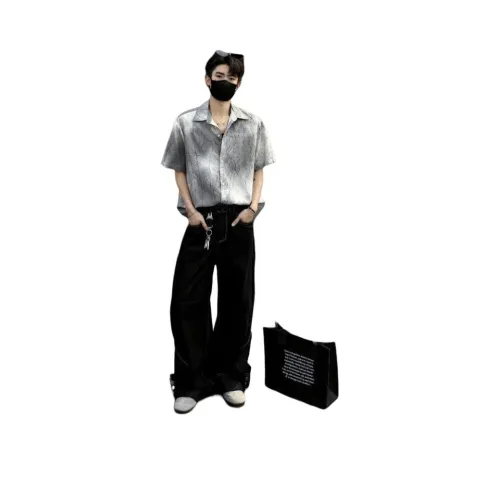 DANJUE Черная унисекс рубашка