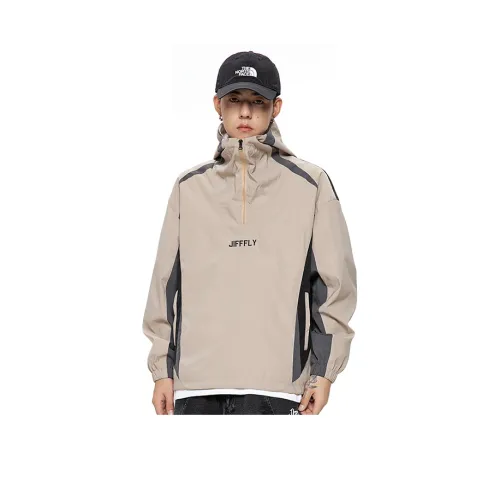 Jifffly Хаки Унисекс Куртки
