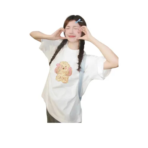 Puppytown T-рубашка Женская Белая