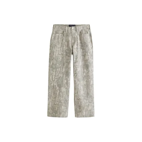 Abercrombie＆Fitch Светло-серые Мужские Джинсы
