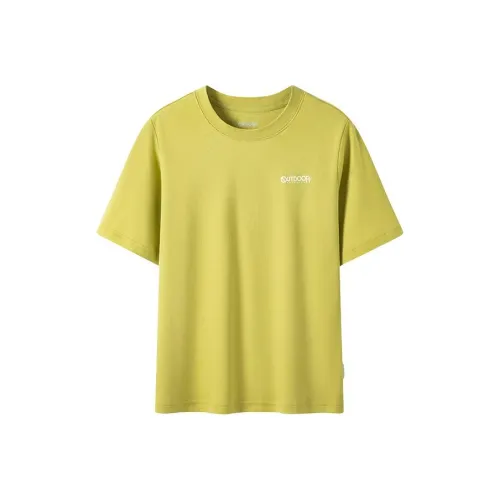 OUTDOOR PRODUCTS Стандартная футболка женская цвета матча зеленый