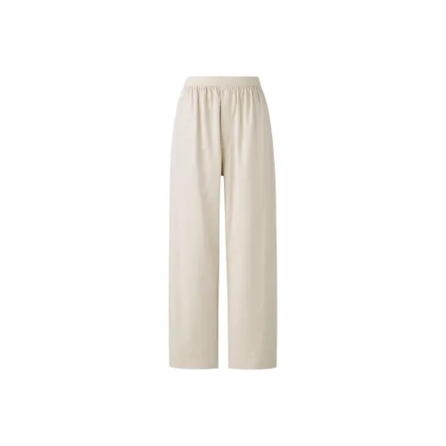 UNIQLO U Collection SS25 Повседневные брюки Женские Бежевые