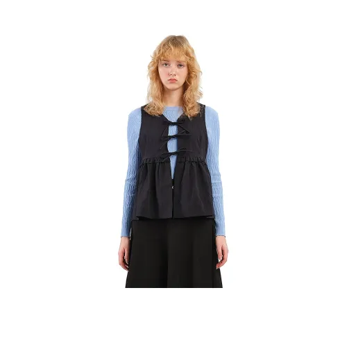 INITIAL BLK/Черный Женские Жилеты