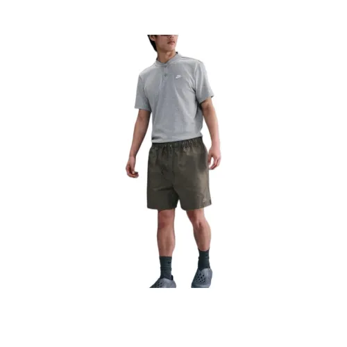 Nike Клуб T Рубашка Мужская Тонированная Темно-Серый Светло-Дымчатый Серый Белый