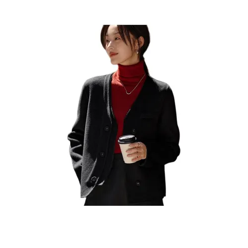 Mo Han Yi Mei Пальто Женское Черное