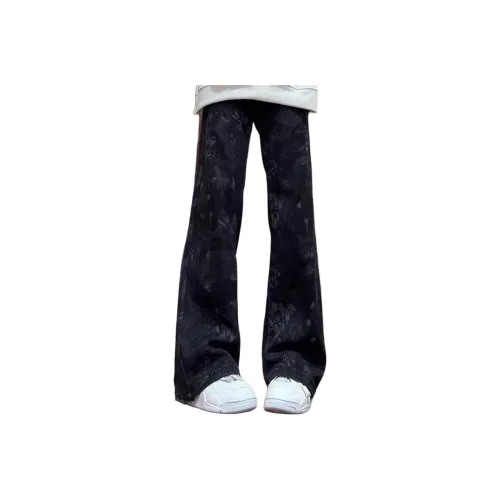 XUBAIHUO Черные унисекс джинсы