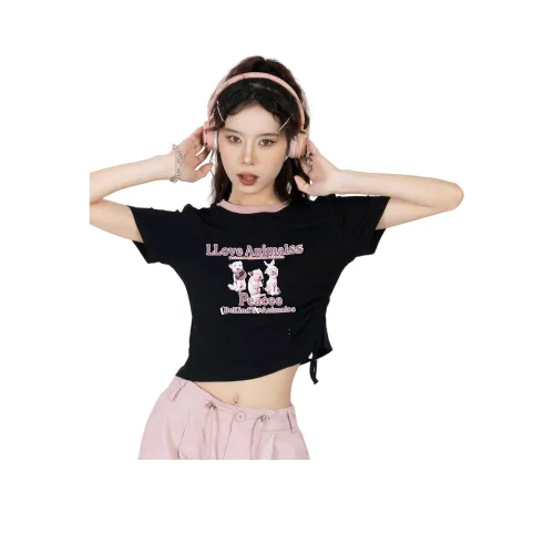 Princess Berdele T-Shirt Женская Черная