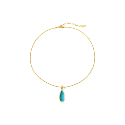 ZOKS Сплав Ожерелья Женские Золото