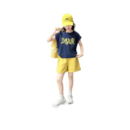 Because No Повседневная Спортивная Одежда 2 Предмета Комплект Темно-Синий Детский