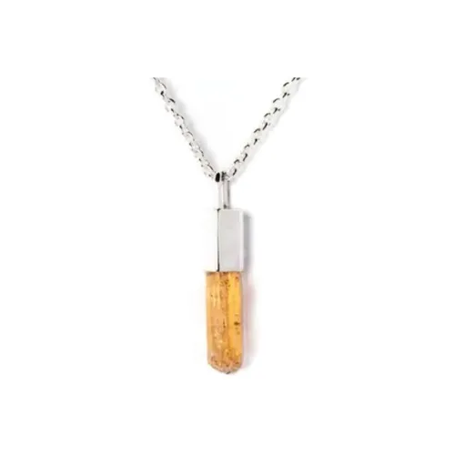 Parts Of Four Серебряный с Protea Topaz Ожерелья Унисекс Серебряный