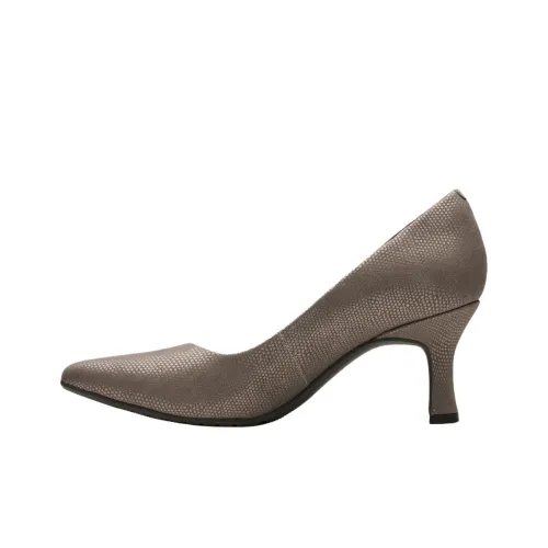 Clarks Высокие каблуки Металлическое серебро Женские