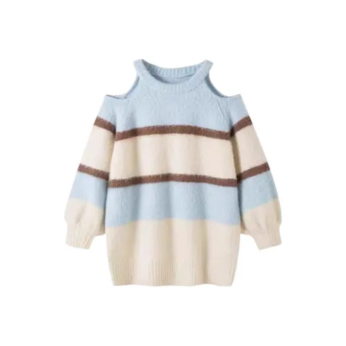 IQC Светло-синий Женская Трикотажная Одежда