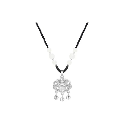 Персик Radiance Серебряное Покрытие Медные Ожерелья Унисекс