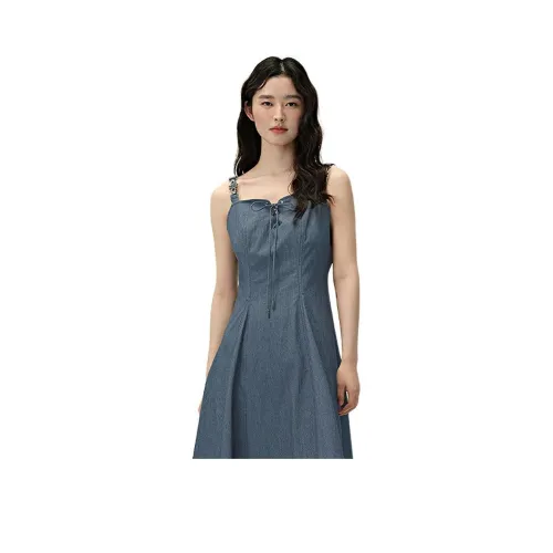 Pit Темно-синий Женские Слиплатья