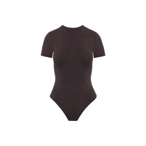 NAKED WARDROBE Кофе Женское Боди