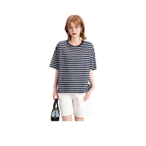 FAWENXIANGZI Т-рубашка с оборванным рукавом женская