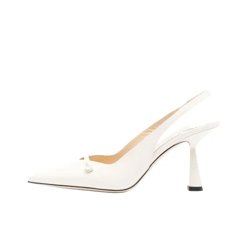 Jimmy Choo Amita Узкий каблук Высокие каблуки 9 см Женские Белые
