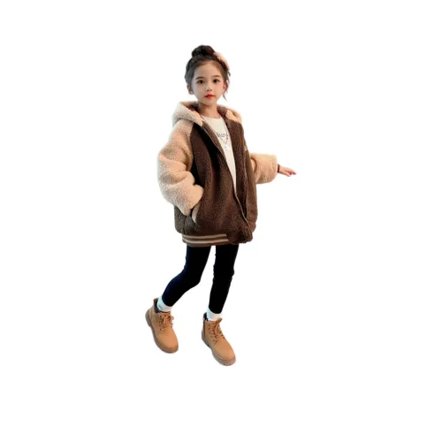 Yomi House Хлопковый пуховик Кофе Подростки