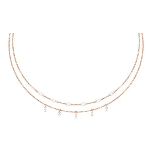 Swarovski Penélope Cruz Moonsun Розовое золото с покрытием Тон Ожерелья Женские Золото