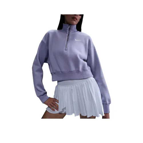 Nike Sportswear Phoenix Fleece Толстовка Женская Фиолетовая
