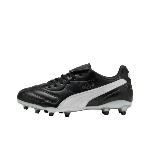 PUMA King Liga Аbrasion Resistant Футбольные бутсы Унисекс Черный Белый