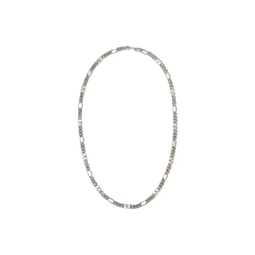 Valentino Металлические ожерелья Мужской Серебряный