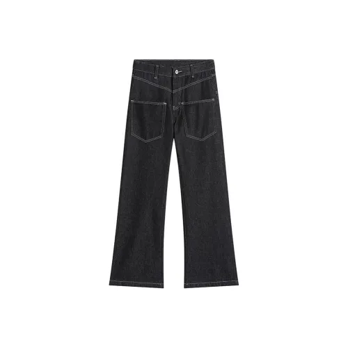 EVBD Оригинальные черные джинсы унисекс из денима