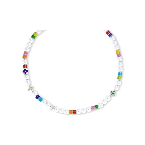 LOUIS VUITTON MNG Металл Смола Ожерелья Мужской Многоцветный