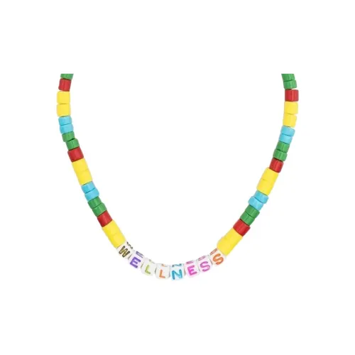 SPORTY RICH Пластик Ожерелья Унисекс Многоцветные