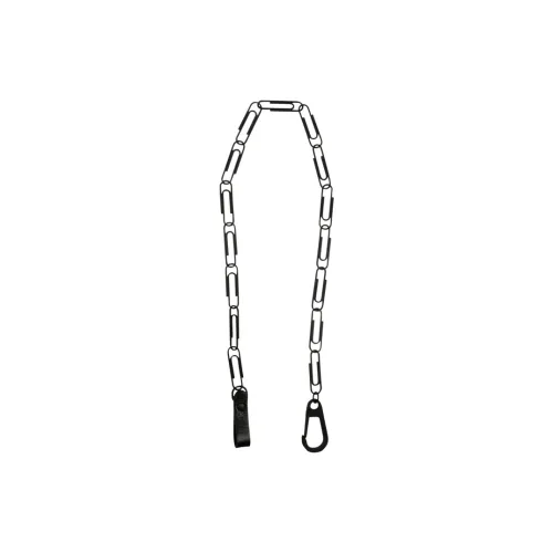 Off Белый Metal Necklaces Черный мужской