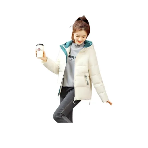 Mo Han Yi Mei Пуховая куртка Женская Экрю