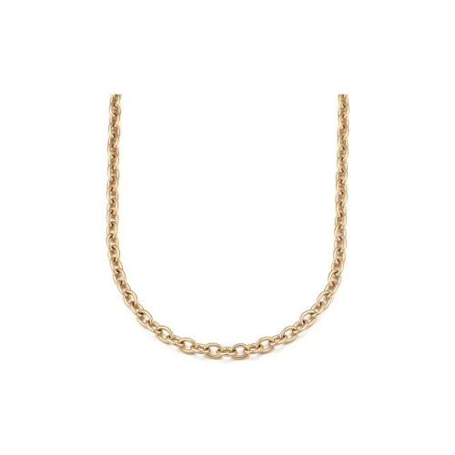 VEODO Титановые стальные ожерелья унисекс розовое золото