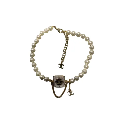 CHANEL 24C Жемчужные ожерелья Женские Золото