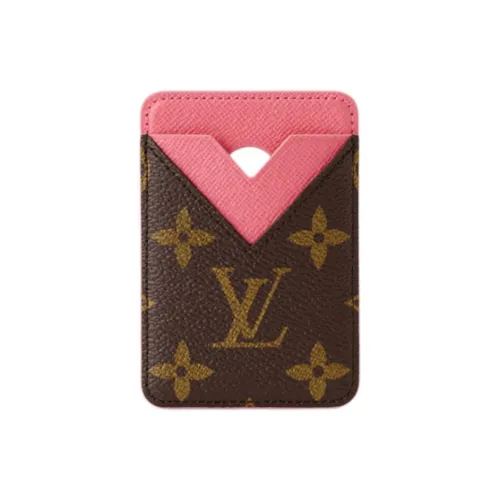LOUIS VUITTON Картхолдер с принтом Унисекс Розовый