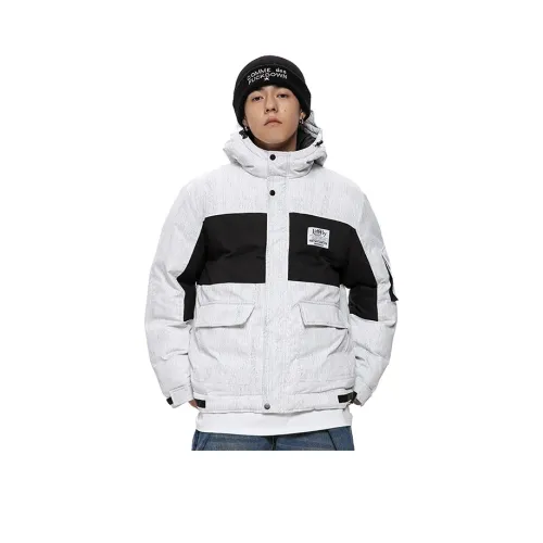 Jifffly Хлопковый пуховик унисекс белый