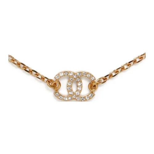 CHANEL CC Золотое Покрытие Ожерелья Женские Золото