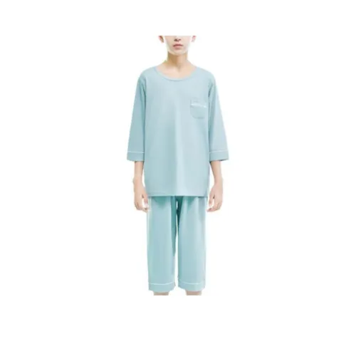 MIIOW Домашний Комплект Одежды Серый Зеленый Подростки