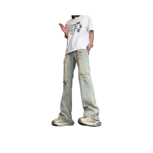 BLACK AT Унисекс Джинсы