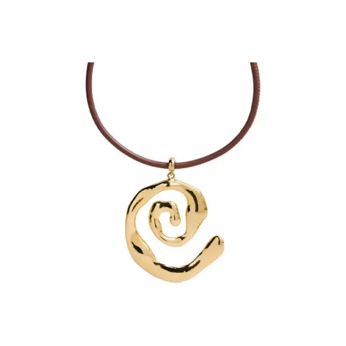 Jacquemus Brass Necklaces Коричневый/Золотой Женские