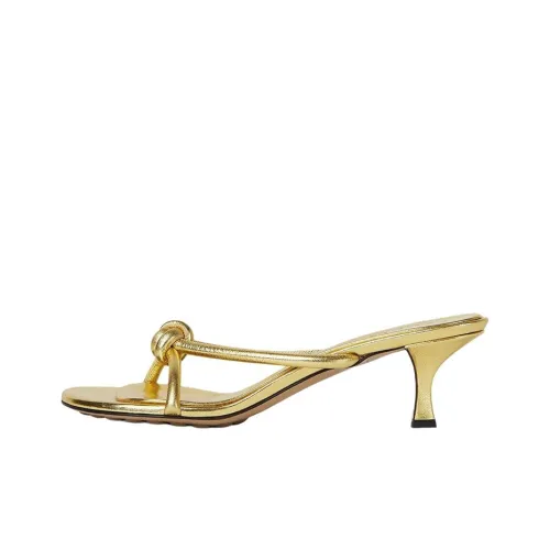 Bottega Veneta Blink Тихий Шлепанцы Женские Золотые