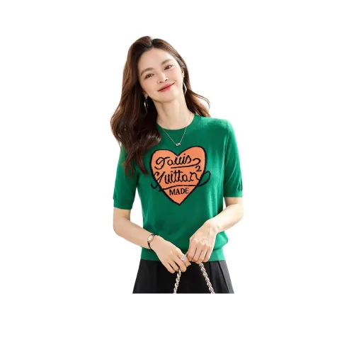 CARBAMMI Зеленые Женские Футболки